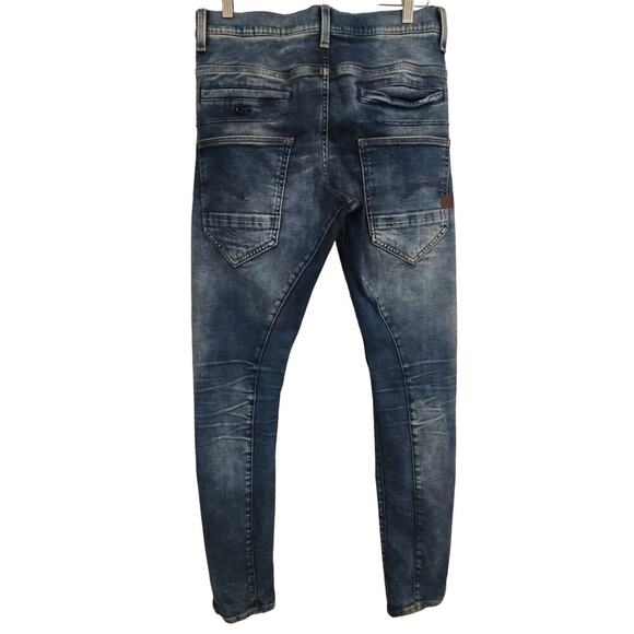 G-Star Mens Denim Jeans D-Staq 3D Slim‎ Jeans 28/34 Skinny Street Skater Indie - Picture 8 of 12